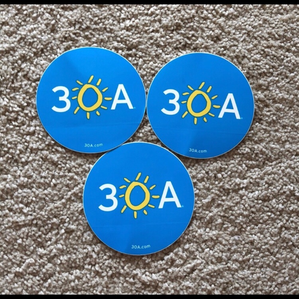 3 3OA stickers. 30A